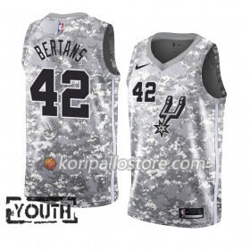 San Antonio Spurs Davis Bertans 42 2018-19 Nike Harmaa Lasten Pelipaidat Swingman